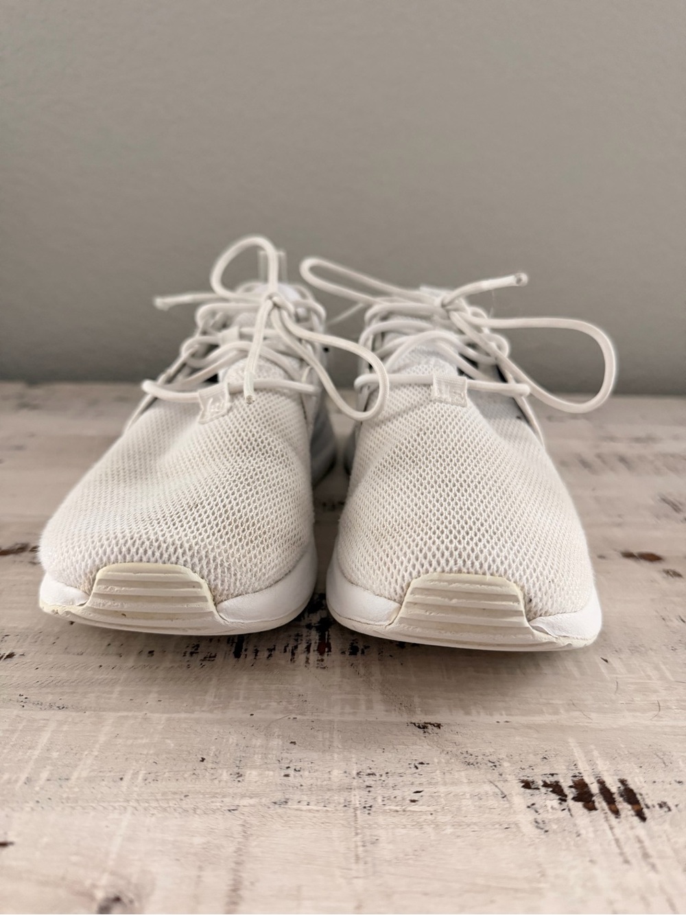 Adidas Originals X_PLR Triple White Mesh Sneakers Kids Size 3.5 Youth EU 35 - Picture 2 of 13